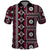 Fiji Masi Tapa Pattern Pink Polo Shirt - Polynesian Pride