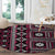Fiji Masi Tapa Pattern Pink Round Carpet - Polynesian Pride