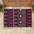 Fiji Masi Tapa Pattern Pink Rubber Doormat - Polynesian Pride