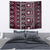 Fiji Masi Tapa Pattern Pink Tapestry - Polynesian Pride
