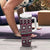 Fiji Masi Tapa Pattern Pink Tumbler With Handle - Polynesian Pride