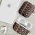 Fiji Masi Tapa Pattern Orange AirPods Case - Polynesian Pride