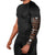 Fiji Masi Tapa Pattern Orange Arm Sleeves - Polynesian Pride