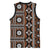 Fiji Masi Tapa Pattern Orange Basketball Jersey - Polynesian Pride