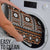 Fiji Masi Tapa Pattern Orange Bathroom Set - Polynesian Pride