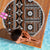 Fiji Masi Tapa Pattern Orange Beach Blanket - Polynesian Pride