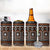 Fiji Masi Tapa Pattern Orange 4 in 1 Can Cooler Tumbler - Polynesian Pride