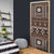 Fiji Masi Tapa Pattern Orange Door Cover - Polynesian Pride