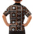Fiji Masi Tapa Pattern Orange Family Matching Puletasi and Hawaiian Shirt - Polynesian Pride
