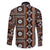 Fiji Masi Tapa Pattern Orange Family Matching Puletasi and Hawaiian Shirt - Polynesian Pride