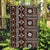 Fiji Masi Tapa Pattern Orange Garden Flag - Polynesian Pride