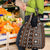 Fiji Masi Tapa Pattern Orange Grocery Bag - Polynesian Pride
