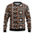 Fiji Masi Tapa Pattern Orange Ugly Christmas Sweater - Polynesian Pride