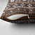 Fiji Masi Tapa Pattern Orange Pillow Cover - Polynesian Pride