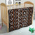 Fiji Masi Tapa Pattern Orange Quilt - Polynesian Pride