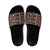 Fiji Masi Tapa Pattern Orange Slide Sandals - Polynesian Pride