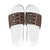 Fiji Masi Tapa Pattern Orange Slide Sandals - Polynesian Pride