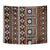 Fiji Masi Tapa Pattern Orange Tapestry - Polynesian Pride