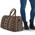 Fiji Masi Tapa Pattern Orange Travel Bag - Polynesian Pride