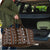 Fiji Masi Tapa Pattern Orange Travel Bag - Polynesian Pride
