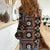 Fiji Masi Tapa Pattern Orange Women Casual Shirt - Polynesian Pride