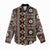 Fiji Masi Tapa Pattern Orange Women Casual Shirt - Polynesian Pride
