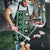 Fiji Masi Tapa Pattern Green Apron - Polynesian Pride
