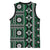 Fiji Masi Tapa Pattern Green Basketball Jersey - Polynesian Pride