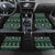 Fiji Masi Tapa Pattern Green Car Mats - Polynesian Pride