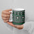 Fiji Masi Tapa Pattern Green Ceramic Mug - Polynesian Pride
