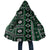 Fiji Masi Tapa Pattern Green Cloak - Polynesian Pride