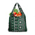 Fiji Masi Tapa Pattern Green Grocery Bag - Polynesian Pride