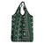 Fiji Masi Tapa Pattern Green Grocery Bag - Polynesian Pride