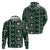 Fiji Masi Tapa Pattern Green Hoodie - Polynesian Pride