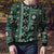 Fiji Masi Tapa Pattern Green Ugly Christmas Sweater - Polynesian Pride