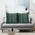 Fiji Masi Tapa Pattern Green Pillow Cover - Polynesian Pride