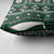 Fiji Masi Tapa Pattern Green Pillow Cover - Polynesian Pride