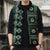 Fiji Masi Tapa Pattern Green Sleeveless Puffer Jacket - Polynesian Pride