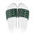 Fiji Masi Tapa Pattern Green Slide Sandals - Polynesian Pride