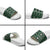 Fiji Masi Tapa Pattern Green Slide Sandals - Polynesian Pride