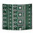 Fiji Masi Tapa Pattern Green Tapestry - Polynesian Pride