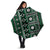 Fiji Masi Tapa Pattern Green Umbrella - Polynesian Pride