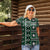 Fiji Masi Tapa Pattern Green Women Polo Shirt - Polynesian Pride