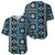 Fiji Masi Tapa Pattern Blue Baseball Jersey - Polynesian Pride