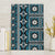 Fiji Masi Tapa Pattern Blue Canvas Wall Art - Polynesian Pride