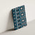 Fiji Masi Tapa Pattern Blue Canvas Wall Art - Polynesian Pride