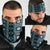 Fiji Masi Tapa Pattern Blue Neck Gaiter - Polynesian Pride