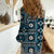 Fiji Masi Tapa Pattern Blue Women Casual Shirt - Polynesian Pride