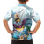 Hawaii Flamingo Family Matching Summer Maxi Dress and Hawaiian Shirt Plumeria Tropical Beach