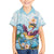 Hawaii Flamingo Family Matching Summer Maxi Dress and Hawaiian Shirt Plumeria Tropical Beach